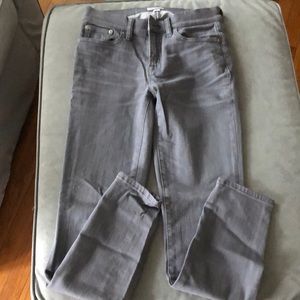 J Crew Toothpick Gray Jeans